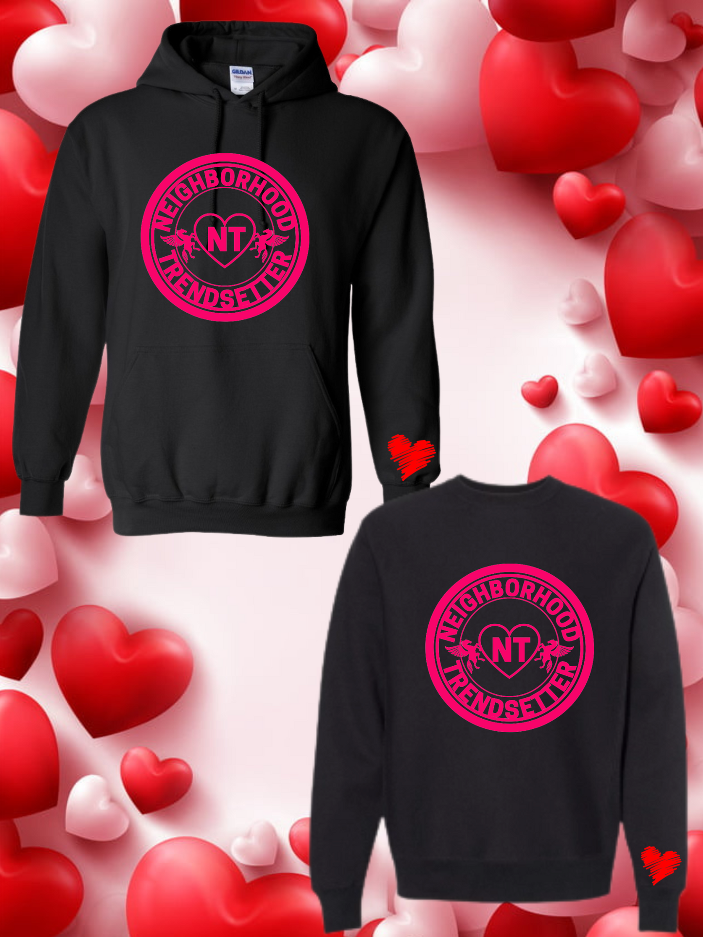 "Neighborhood Trendsetter" Limited Edition Black Love - Pink